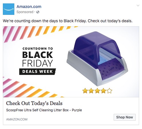 Amazon – Black Friday Countdown Ad