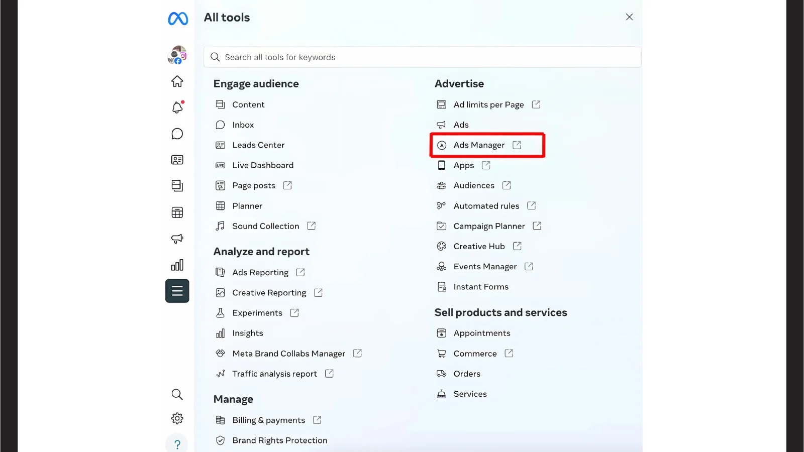 make-facebook-ads-access-ads-manager