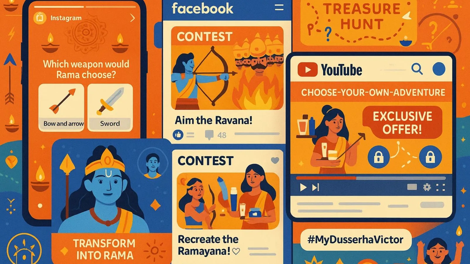 social-media-dussehra-ads-gamification-strategies