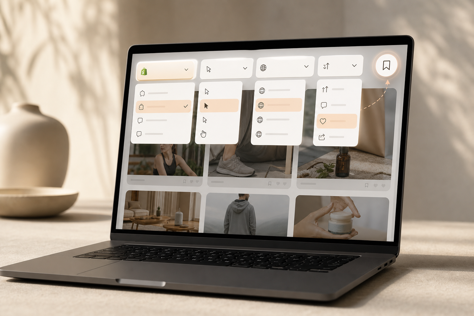 PowerAdSpy Shopify filters and engagement sort