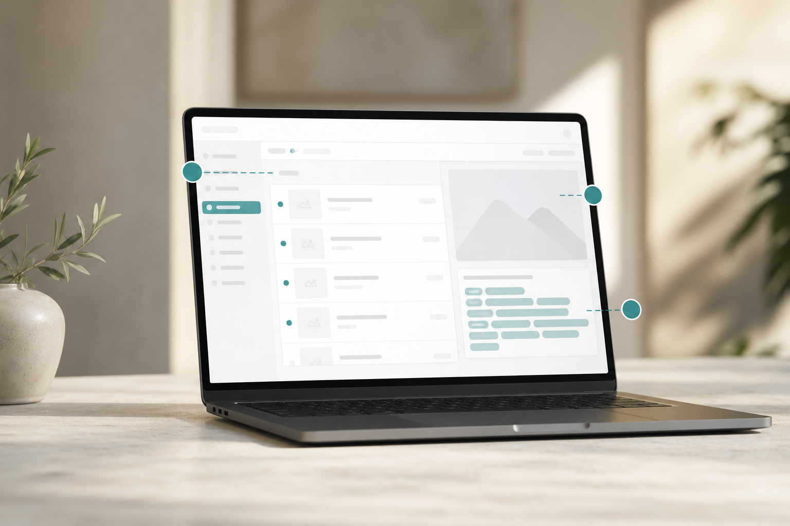 ad spy filter ui illustration