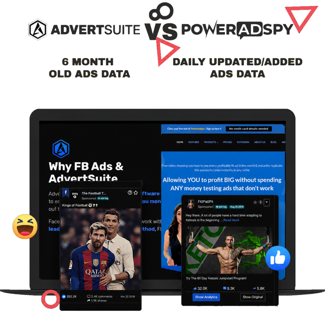 PowerAdSpy vs AdvertSuite comparison