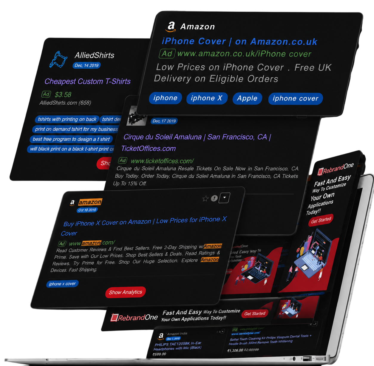 Google Ad Spy product showcase