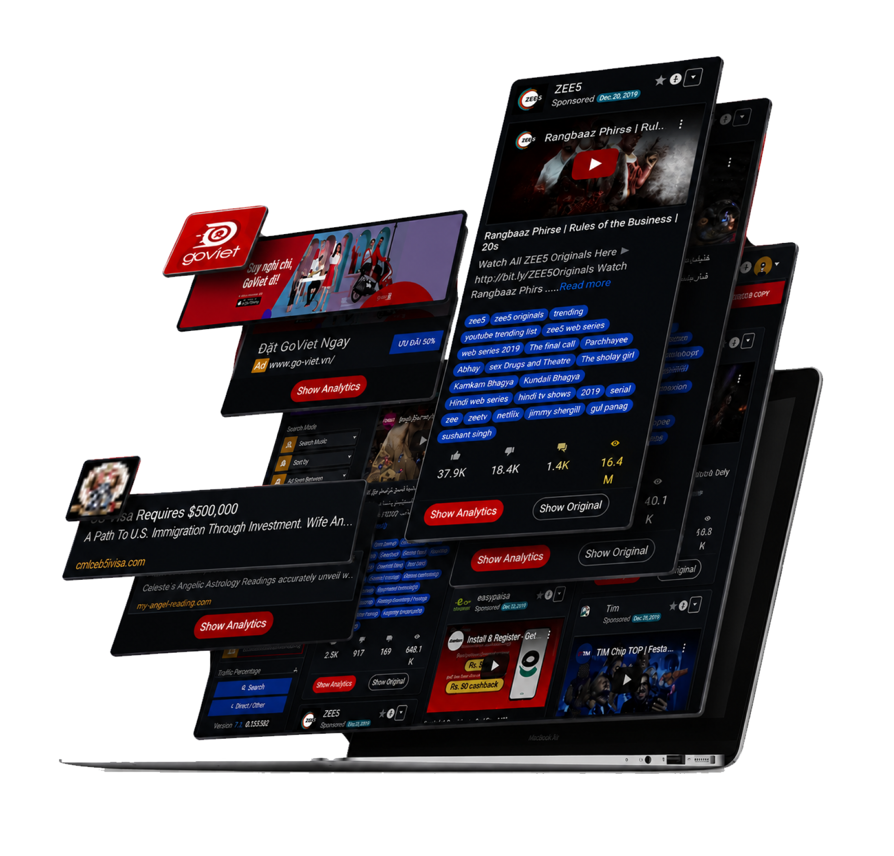 YouTube Ad Spy Tool preview