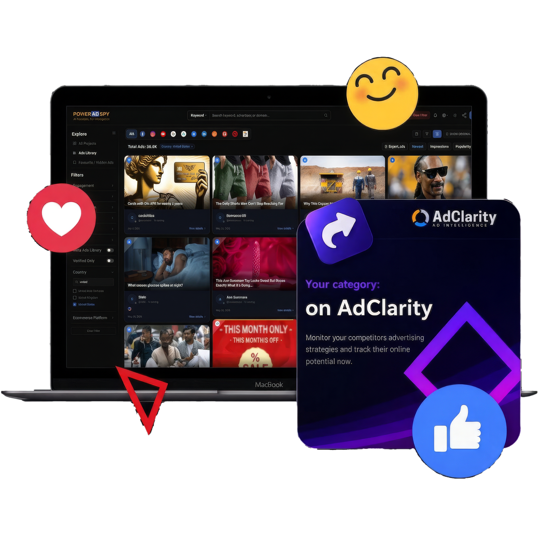Discover Why Savvy Marketers Trust PowerAdSpy Over AdClairty
