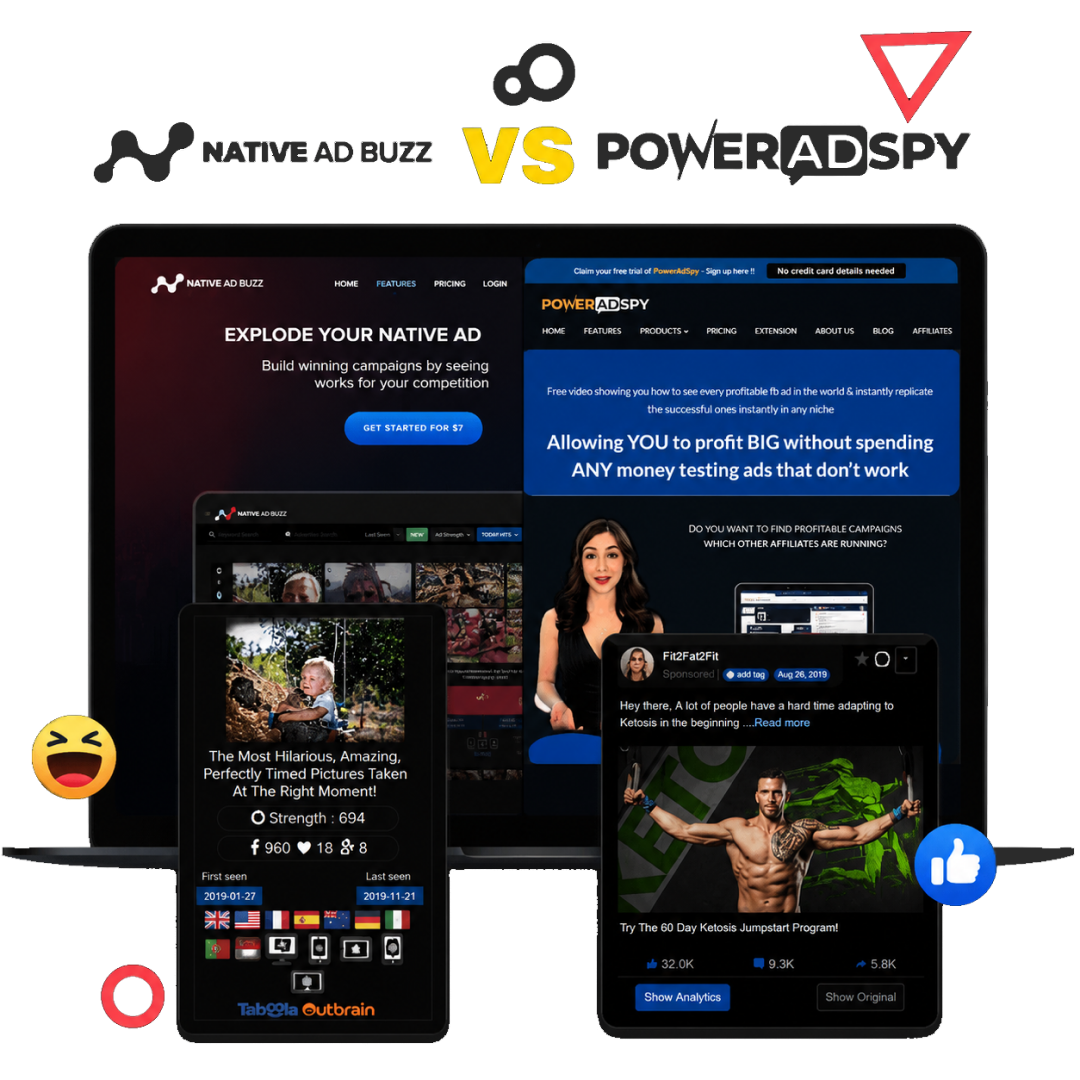 PowerAdSpy vs Native Ad Buzz comparison