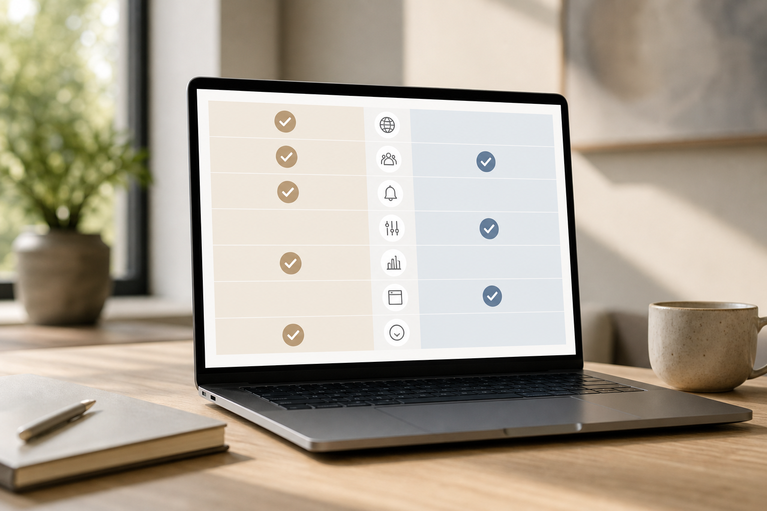 Side-by-side feature matrix for ad spy tools