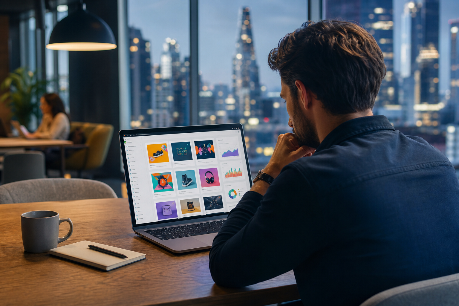 step-by-step competitor ad research on-screen example