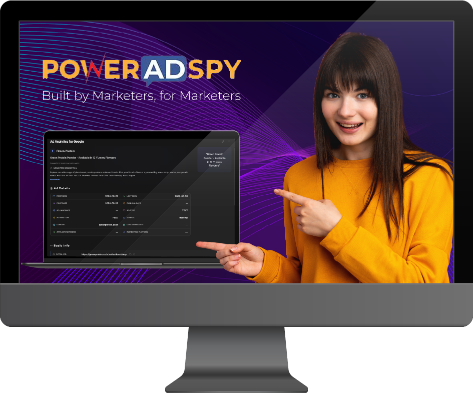 Google Ad Spy Tool Dashboard