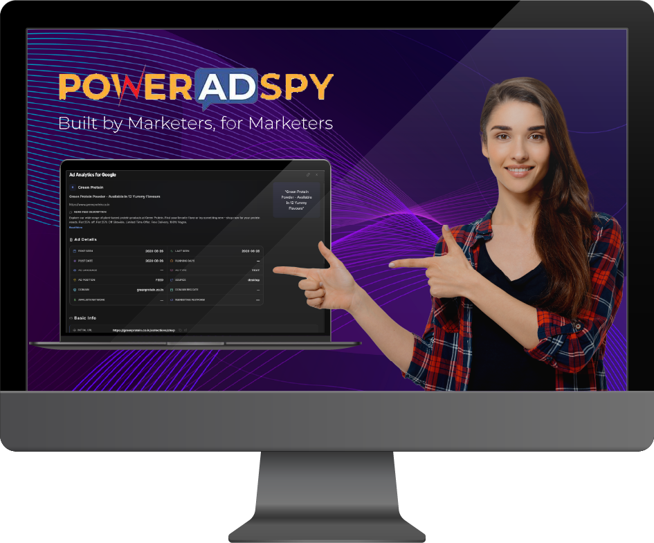 LinkedIn Ad Spy Tool Dashboard