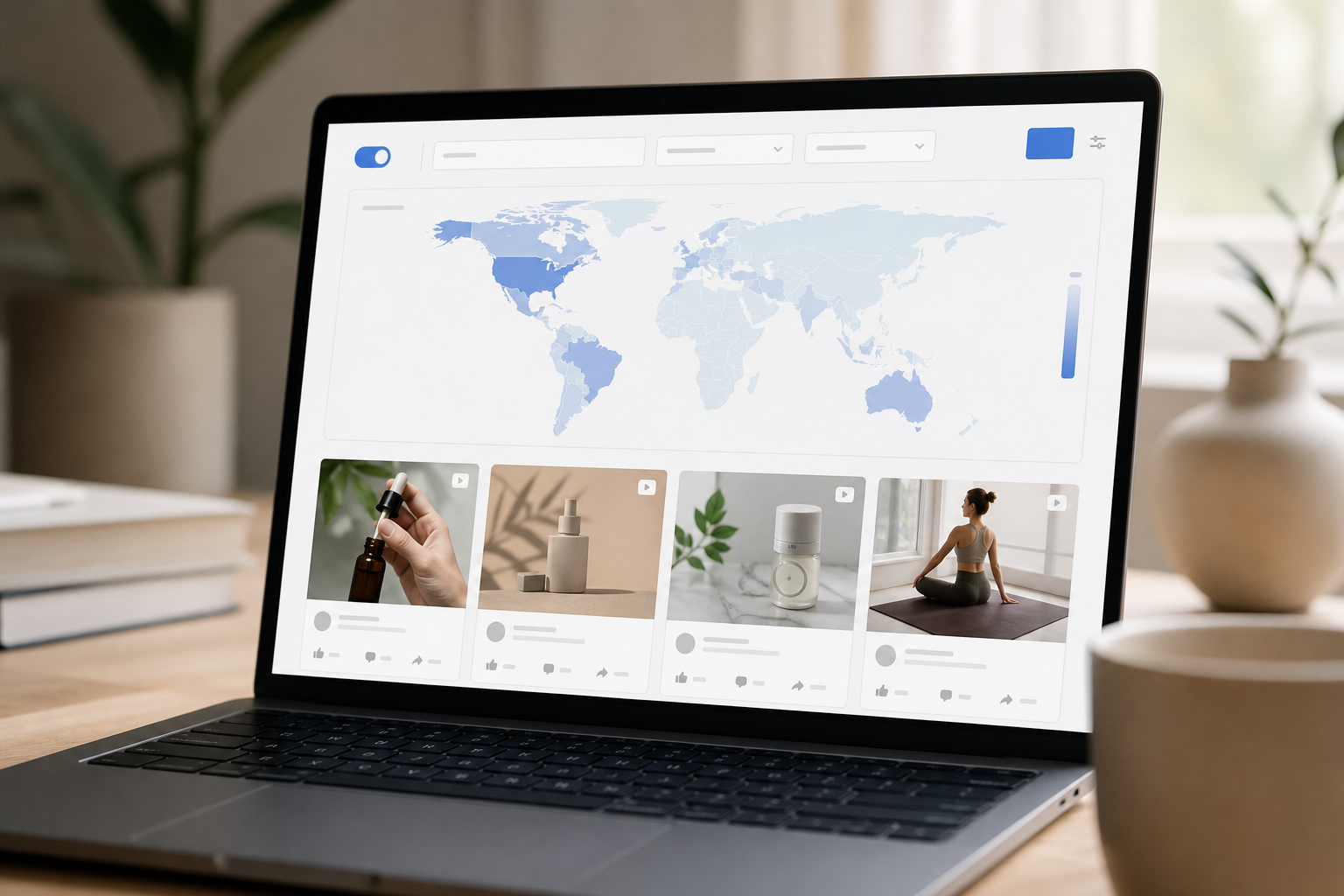 PowerAdSpy Shopify filter workflow screenshot-style illustration