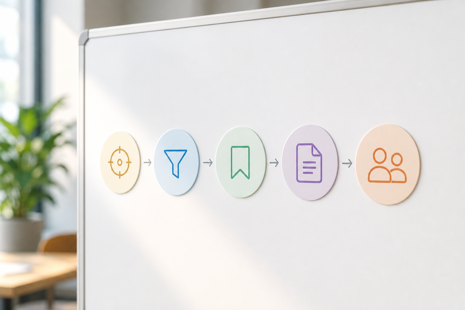onboarding steps visual checklist