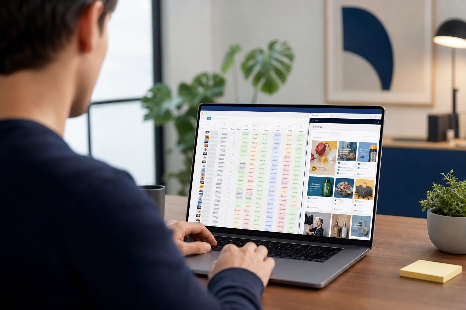 Step-by-step research flow for Facebook ads