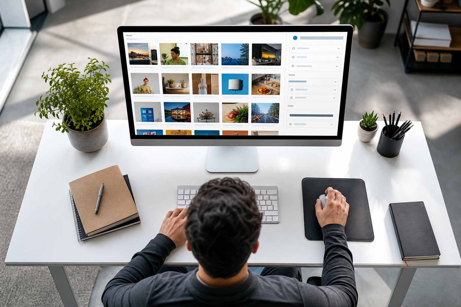 Side-by-side of engagement-sorted Facebook ads and filters