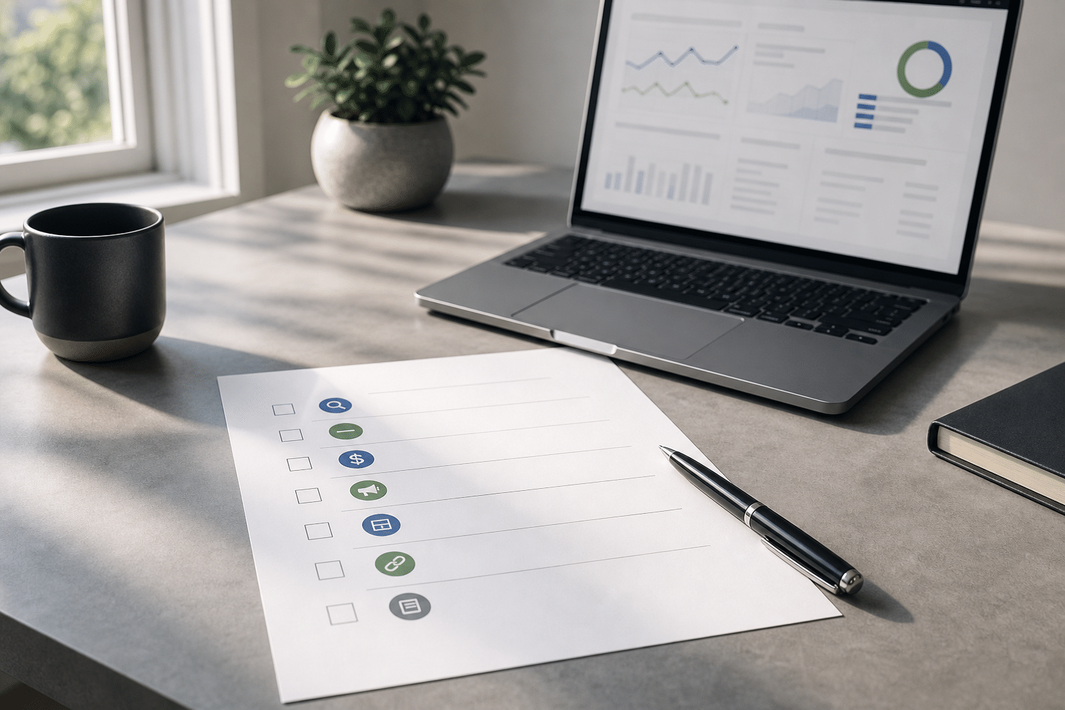 One-page PPC weekly checklist